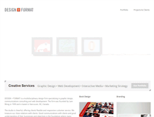 Tablet Screenshot of designformat.com